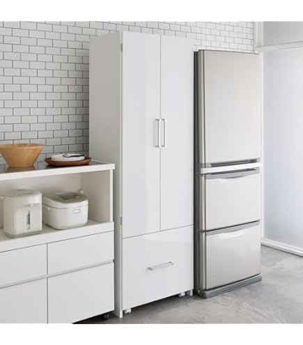 Amazon.co.jp: ディノス キッチン収納 隙間収納 引き出して使える頑丈